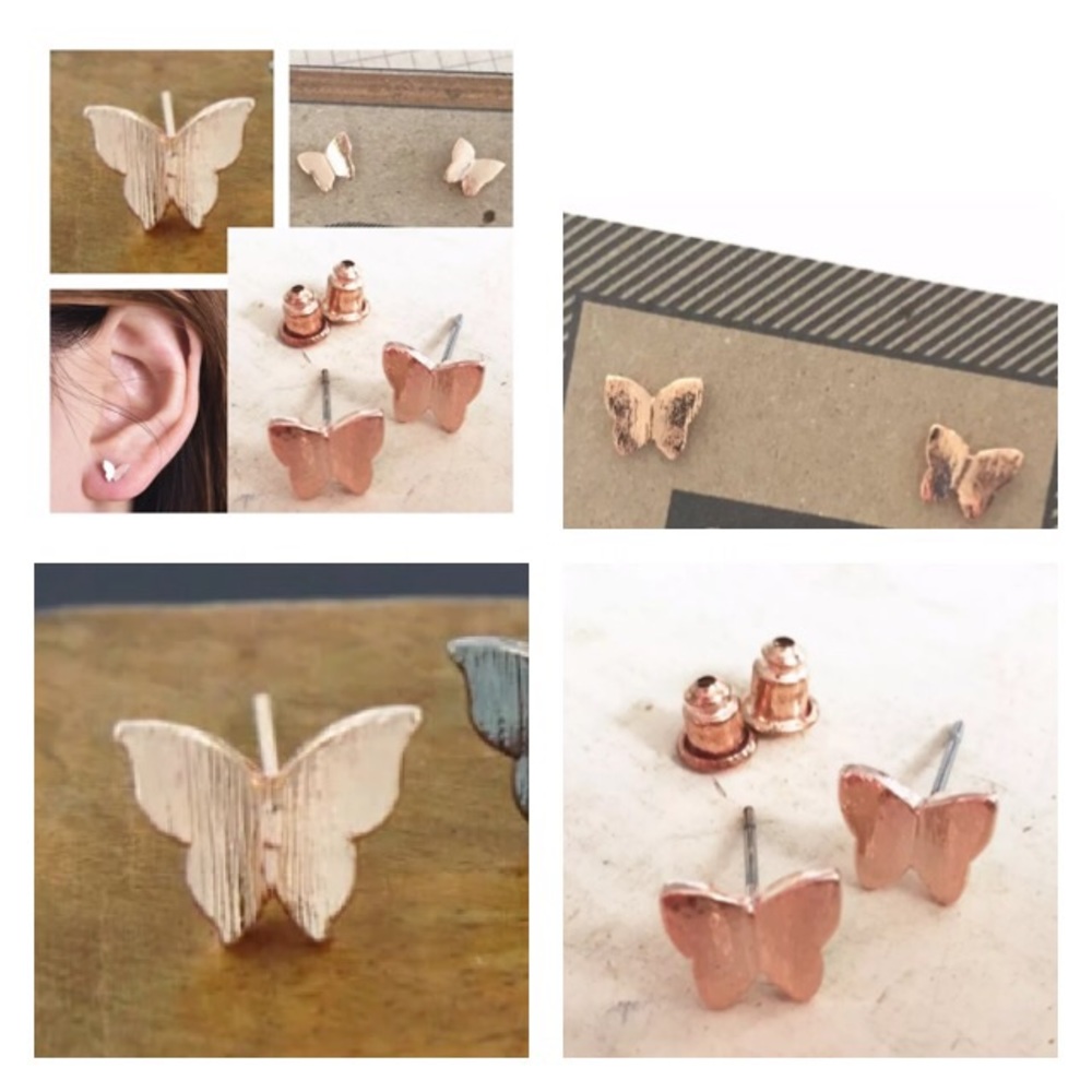 NEW!๐๐๐ฆ๐๐BUTTERFLIES!๐๐๐ฆ๐๐ROSE GOLDEN! - Picture 7 of 8